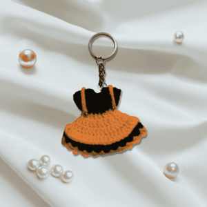 yellowblack_frock_keychain