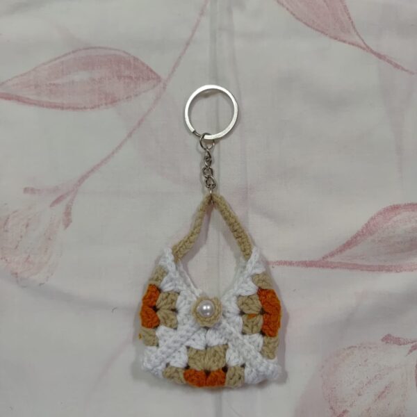 multicolor bag keychain