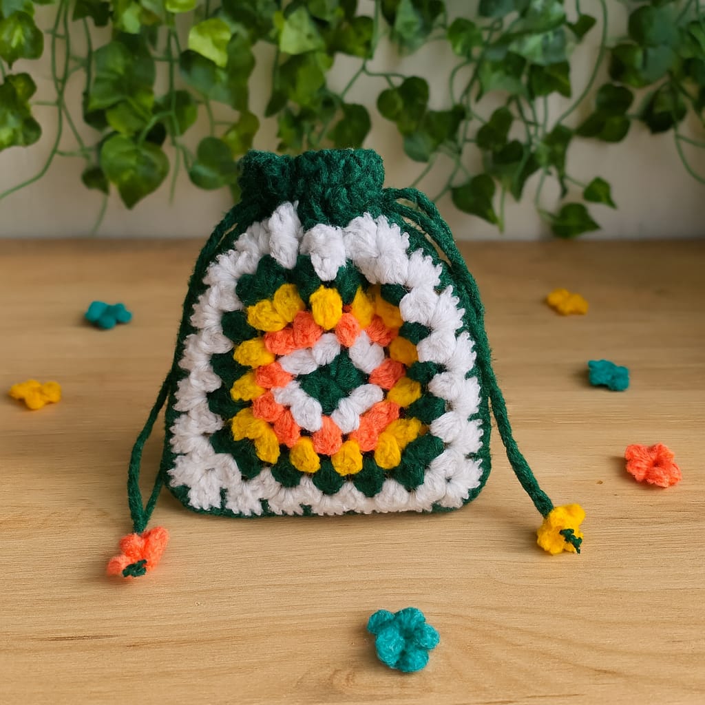 Handmade Crochet Designer Potli