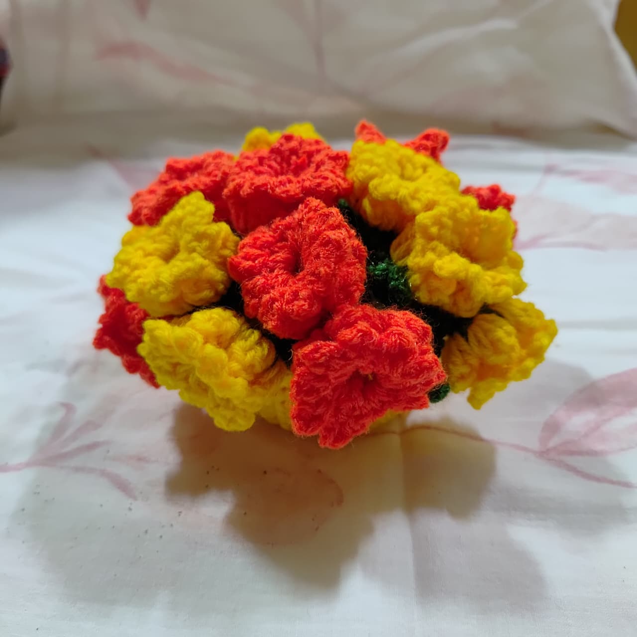Handmade Crochet Flower Designer Coaster